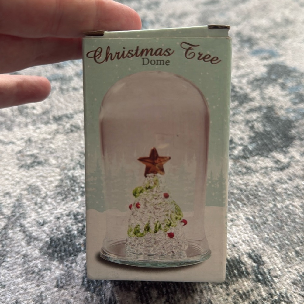 Crystal Christmas tree dome